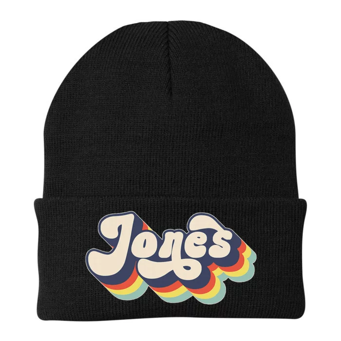 Jones Family Name Personalized Surname Knit Cap Winter Beanie