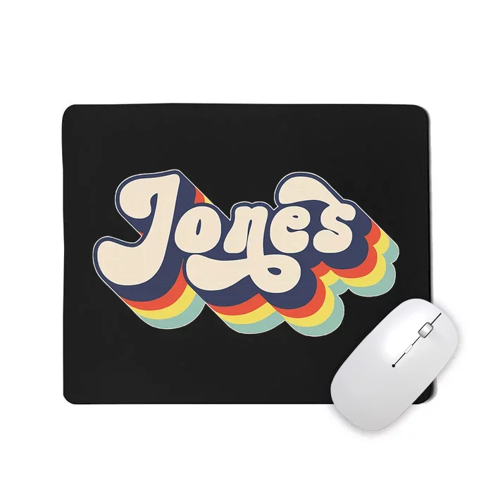 Jones Family Name Personalized Surname Mousepad