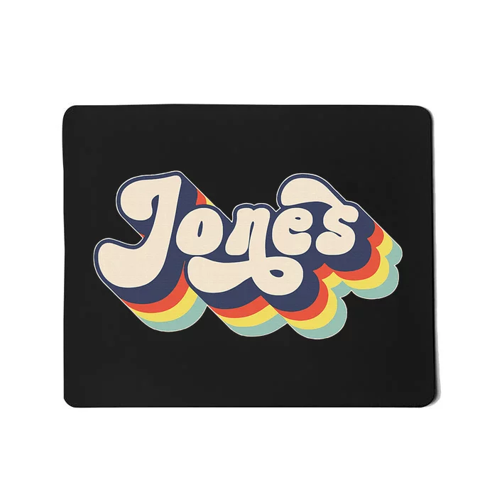 Jones Family Name Personalized Surname Mousepad