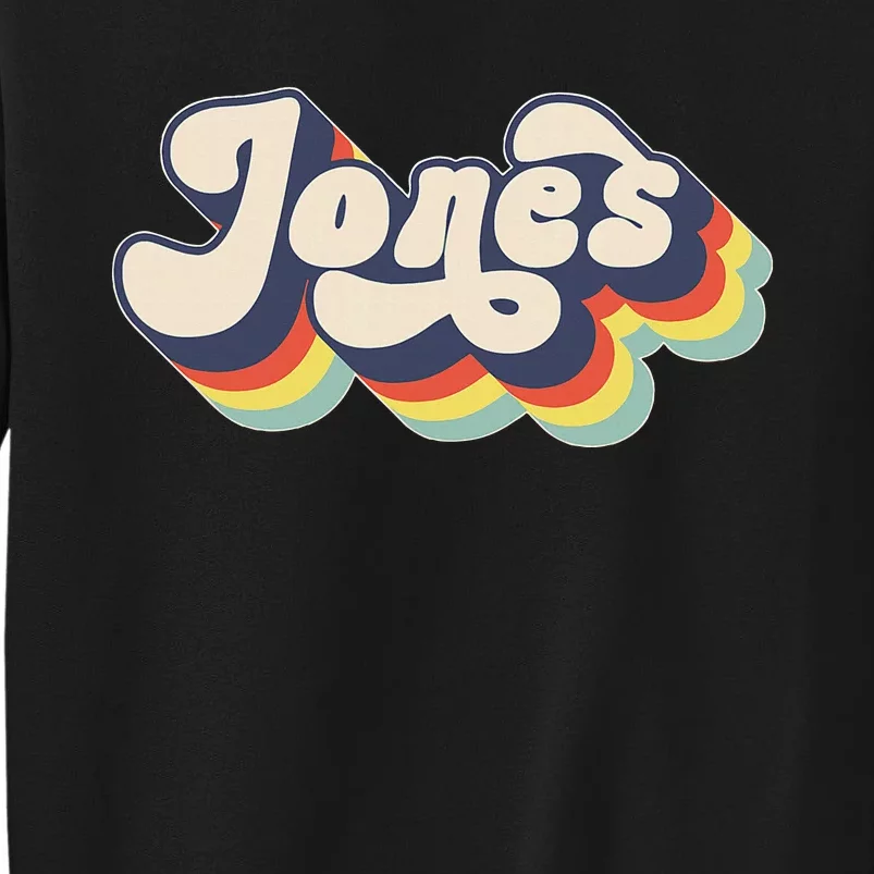 Jones Family Name Personalized Surname Tall Sweatshirt