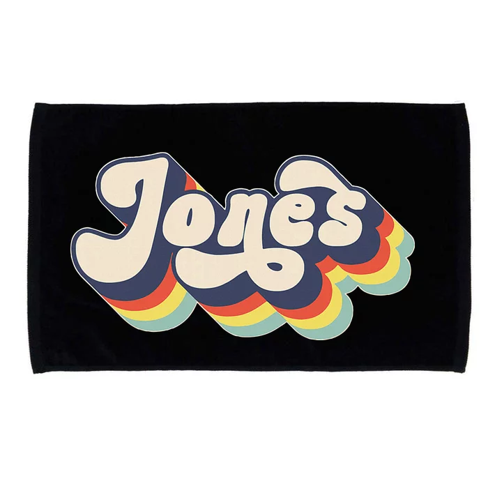 Jones Family Name Personalized Surname Microfiber Hand Towel