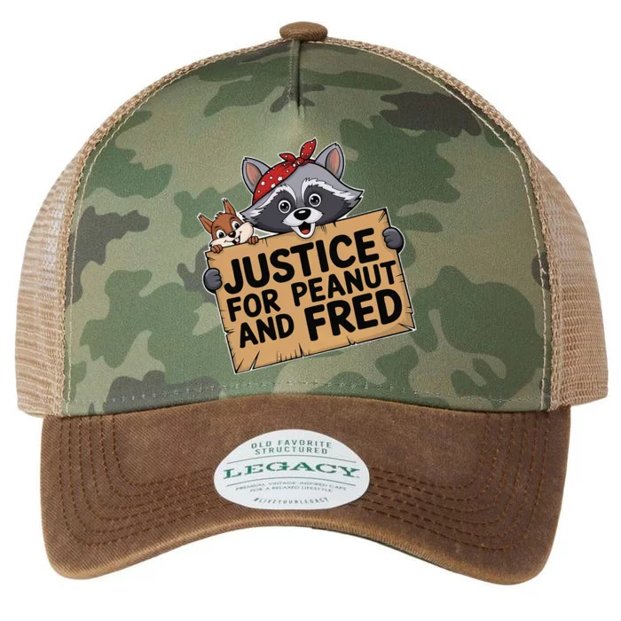 Justice For Peanut The Squirrel And Fred The Raccon Legacy Tie Dye Trucker Hat