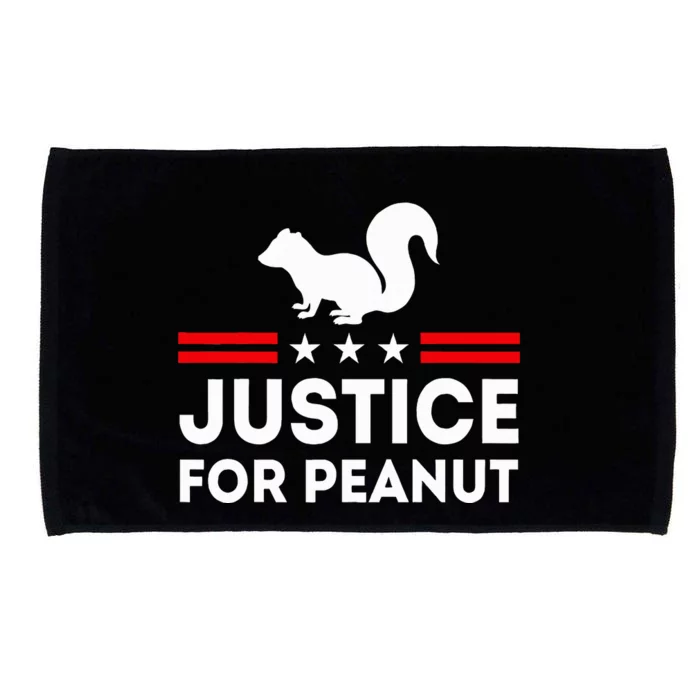 Justice For Peanut The Squirrels Microfiber Hand Towel