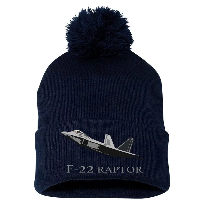 Jet Fighter Plane Pilot Pom Pom 12in Knit Beanie