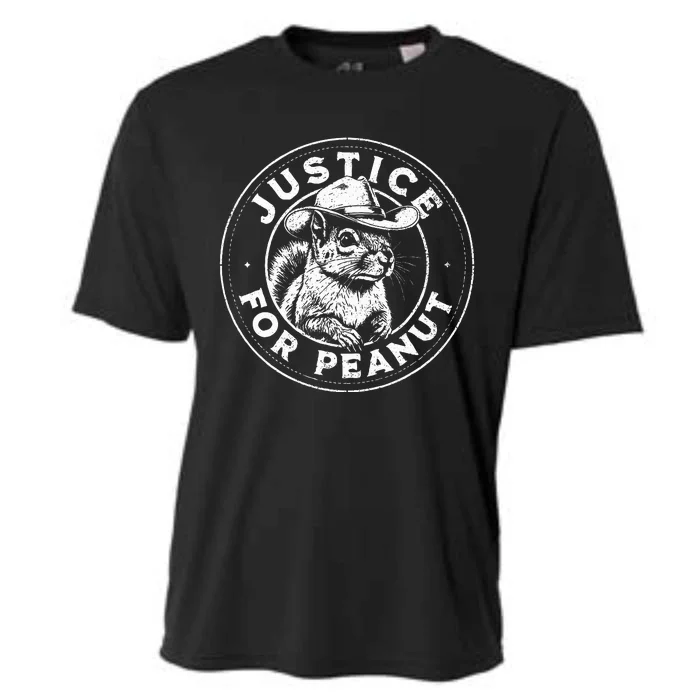 Justice For Peanut The Squirrel P’Nut Pnut Peanut Squirrel Cooling Performance Crew T-Shirt