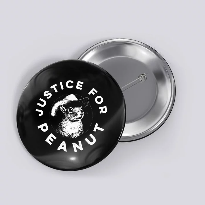 Justice For Peanut The Squirrel Button