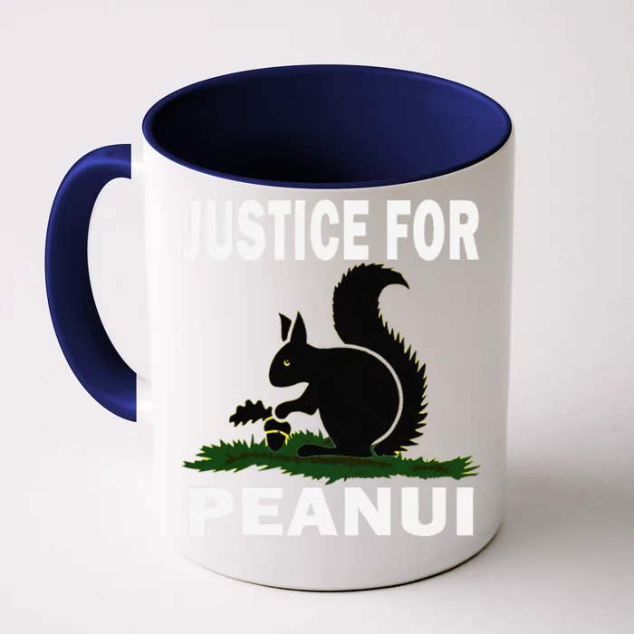 Justice For Peanut Pnut The Squirrel Front & Back Coffee Mug