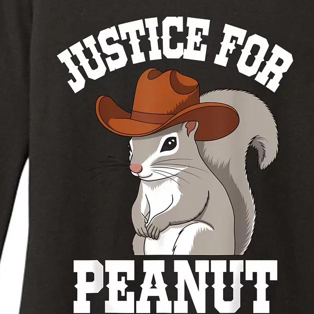 Justice For Peanut The Squirrel 2024 Womens CVC Long Sleeve Shirt