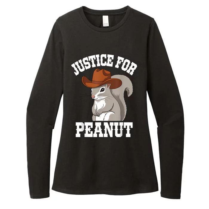 Justice For Peanut The Squirrel 2024 Womens CVC Long Sleeve Shirt