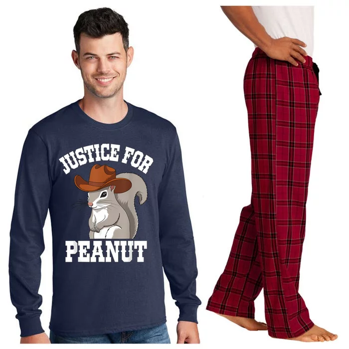 Justice For Peanut The Squirrel 2024 Long Sleeve Pajama Set