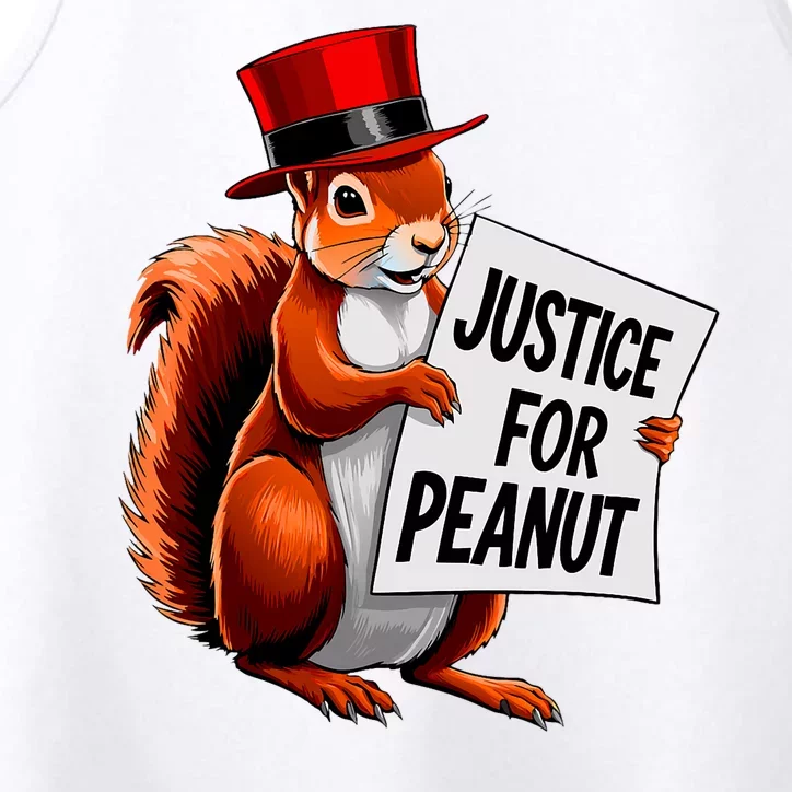 Justice For Peanut The Squirrel Peanut Squirrel Performance Tank