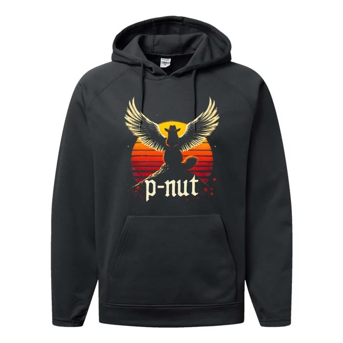 Justice For Peanut P’Nut Pnut Squirrel Lover Performance Fleece Hoodie