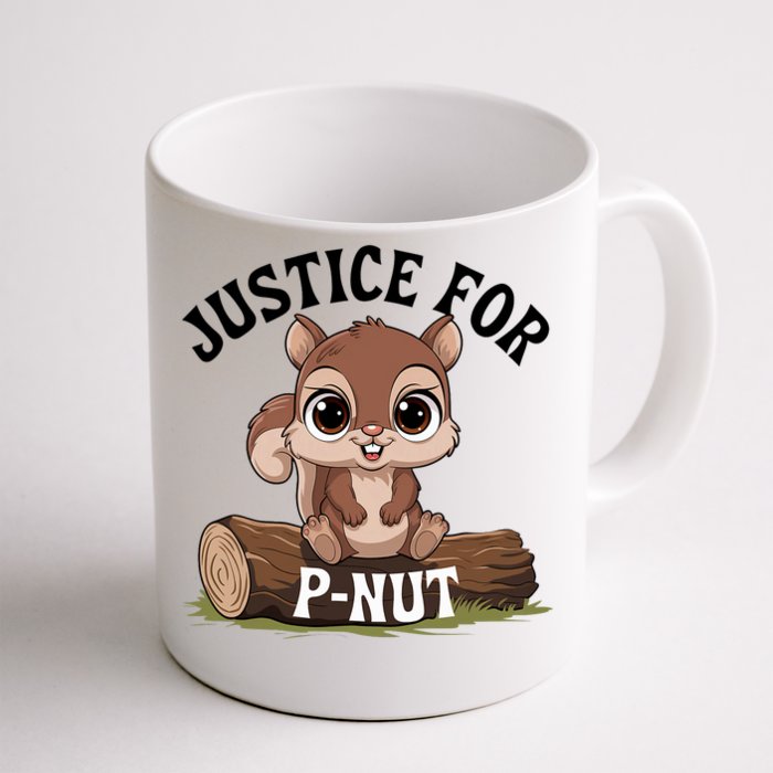 Justice For Pnut Special Squirrel . Pnut Justice Front & Back Coffee Mug