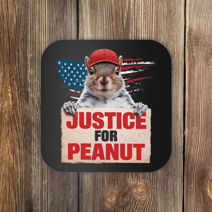 Justice For Peanut The Squirrel Peanut Squirrel Coaster