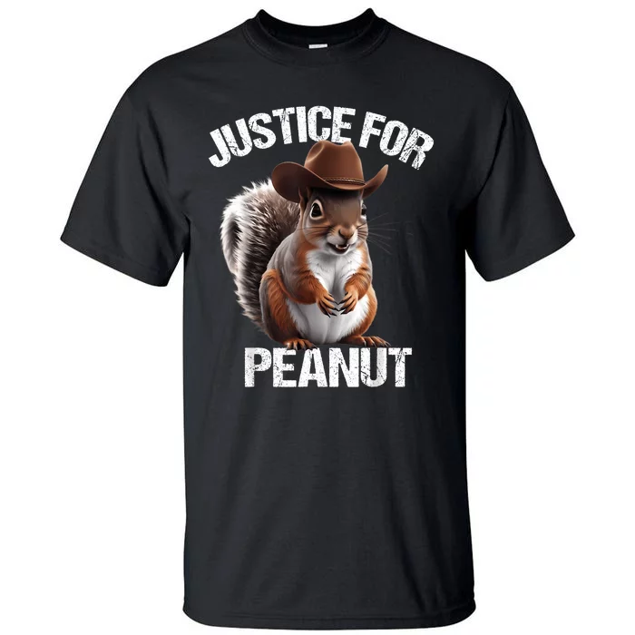 Justice For Peanut The Squirrel Peanut Squirrel Tall T-Shirt