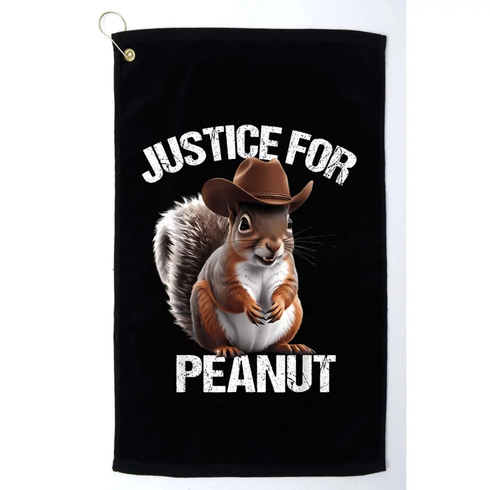 Justice For Peanut The Squirrel Peanut Squirrel Platinum Collection Golf Towel