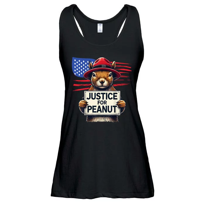 Justice For Peanut The Squirrel Ladies Essential Flowy Tank