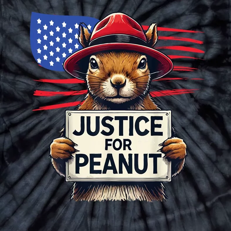 Justice For Peanut The Squirrel Tie-Dye T-Shirt