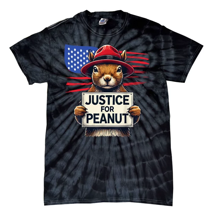 Justice For Peanut The Squirrel Tie-Dye T-Shirt