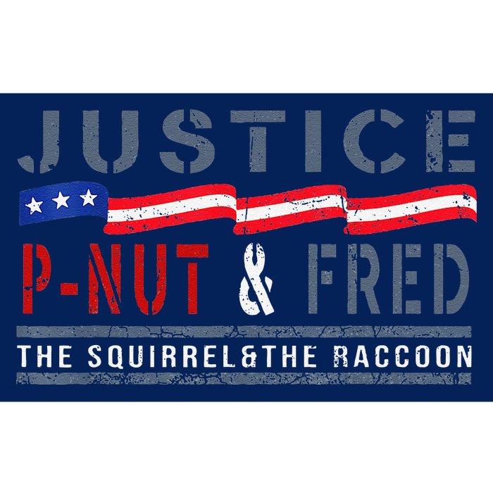 Justice For Pnut And Fred The Squirrel And Peanut Justice Bumper Sticker