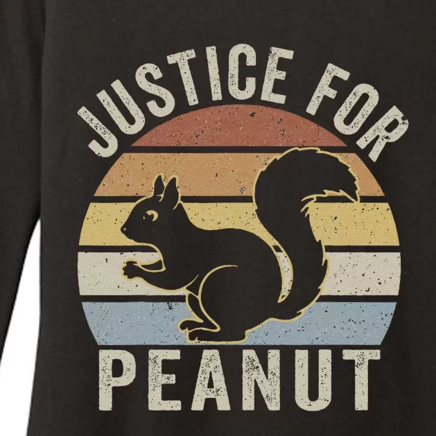 Justice For Peanut The Squirrel The Squirrel Pnut Womens CVC Long Sleeve Shirt