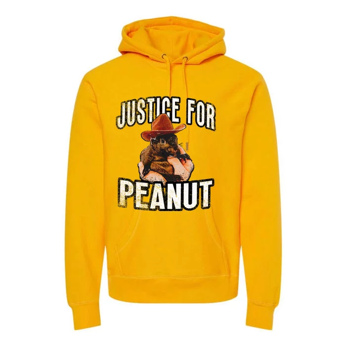 Justice For Peanut The Squirrel Premium Hoodie