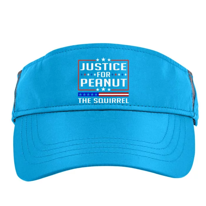 Justice For Peanut The Squirrel Peanut Squirrel Adult Drive Performance Visor