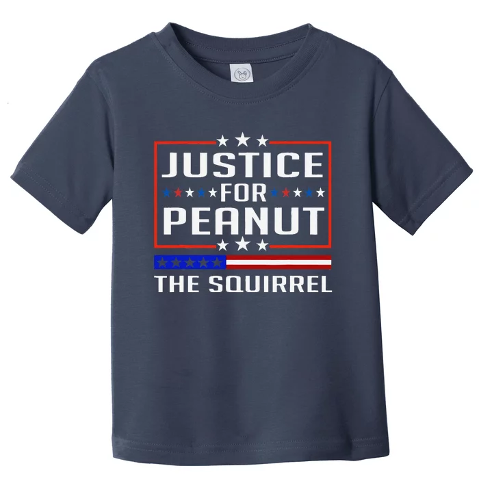 Justice For Peanut The Squirrel Peanut Squirrel Toddler T-Shirt