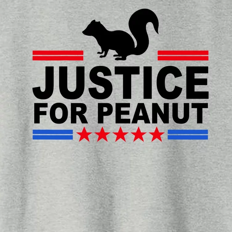 Justice For Peanut The Squirrel 2024 Women's Crop Top Tee