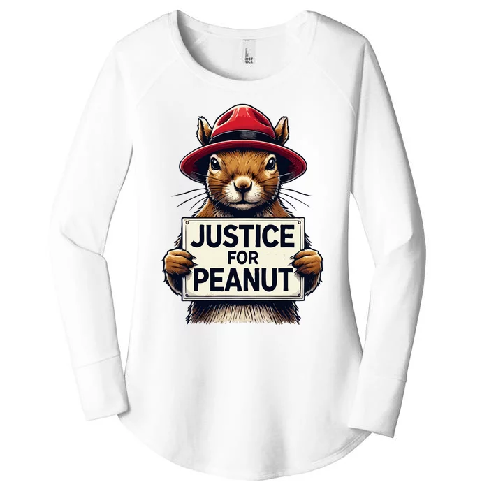 Justice For Peanut Women's Perfect Tri Tunic Long Sleeve Shirt