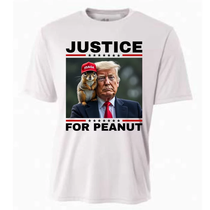 Justice For Peanut Cooling Performance Crew T-Shirt