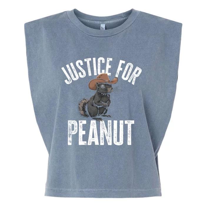 Justice For Peanut Garment-Dyed Women's Muscle Tee