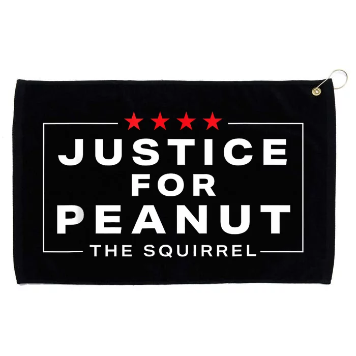 Justice For Peanut The Squirrel Peanut Squirrel Grommeted Golf Towel