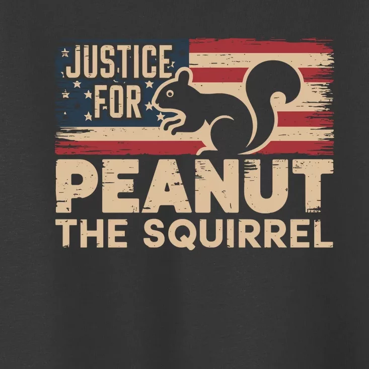 Justice For Peanut The Squirrel Te Peanut Squirrel Toddler T-Shirt