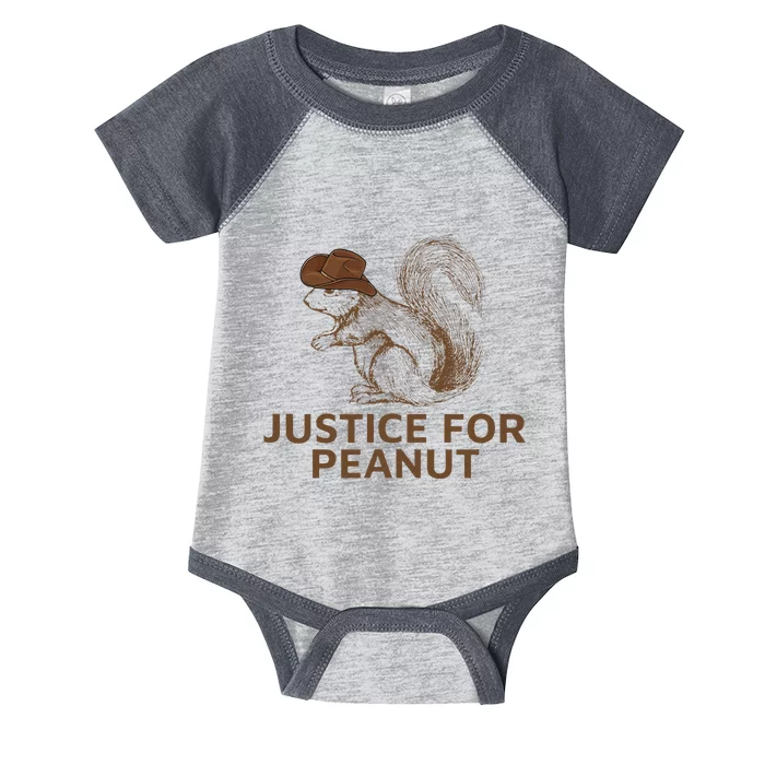 Justice For Peanut The Squirrel And Fred The Raccoon Infant Baby Jersey Bodysuit