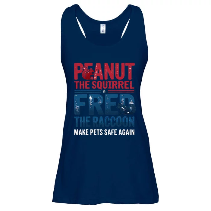 Justice For Peanut & Fred Make Pets Safe Again Ladies Essential Flowy Tank