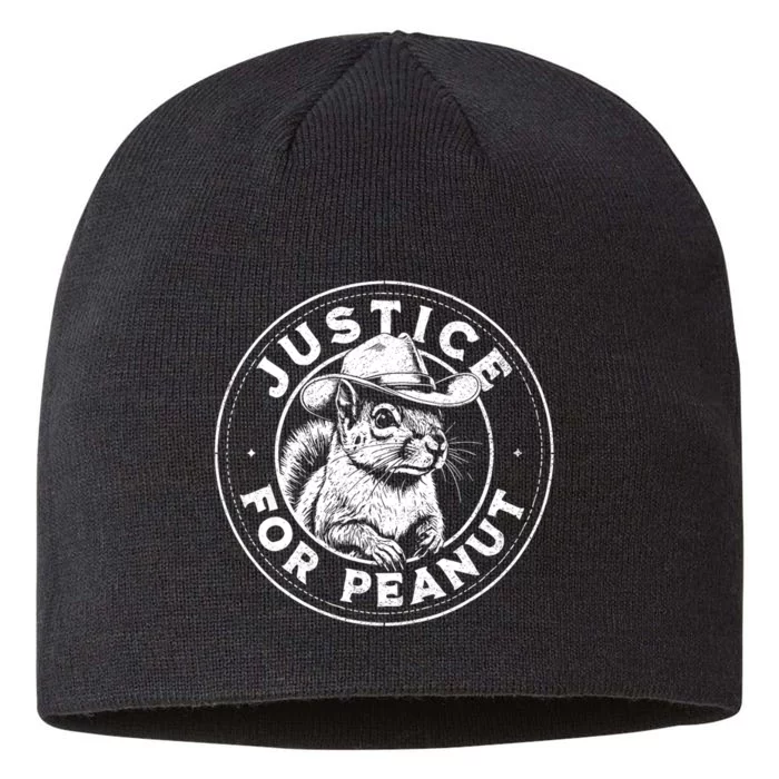 Justice For Peanut The Squirrel P’Nut Pnut Peanut Squirrel Gift 8 1/2in Sustainable Knit Beanie