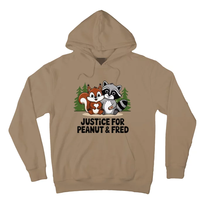 Justice For Peanut The Squirrel And Fred The Raccon Hoodie