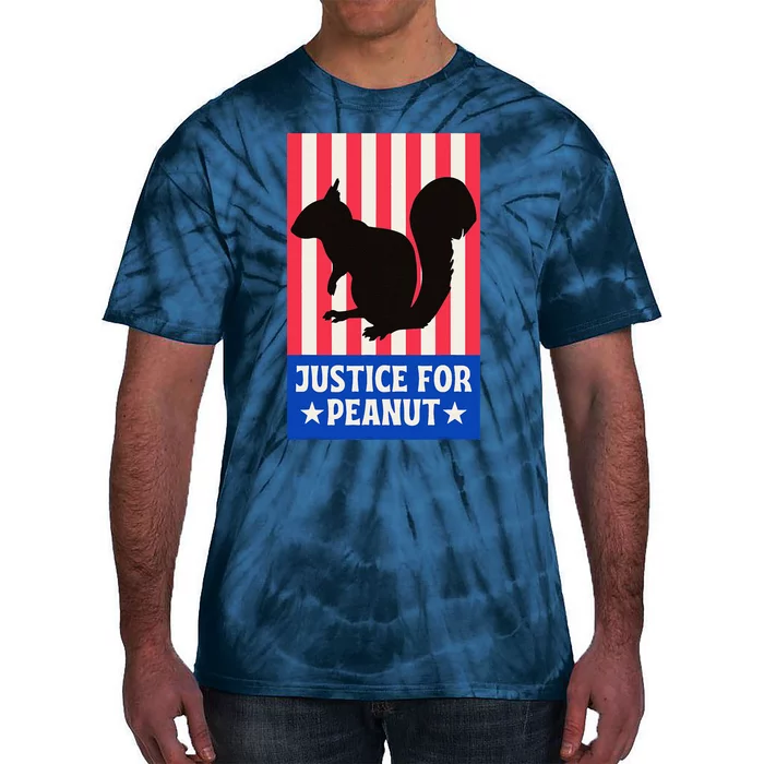 Justice For Peanut The Squirrel Peanut Squirrel Tie-Dye T-Shirt