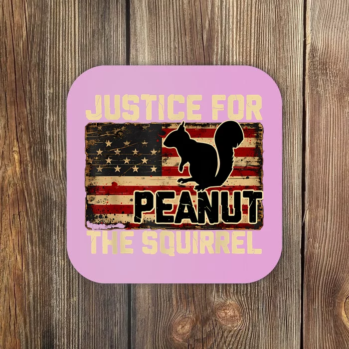 Justice For Peanut The Squirrel Peanut Squirrel Coaster