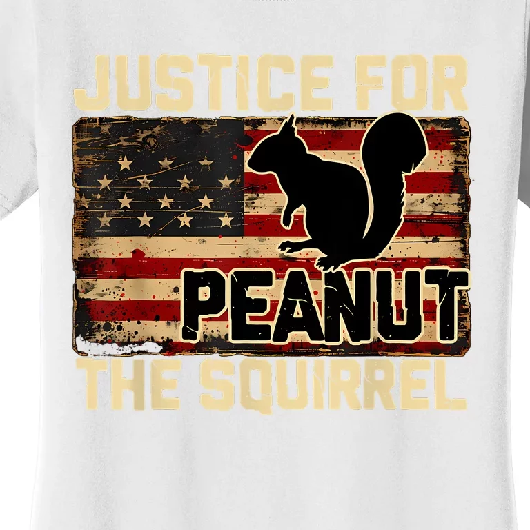 Justice For Peanut The Squirrel Peanut Squirrel Women's T-Shirt