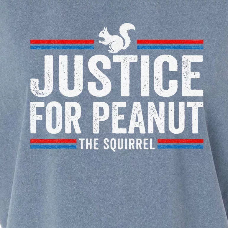 Justice For Peanut The Squirrel Peanut Squirrel Garment-Dyed Women's Muscle Tee