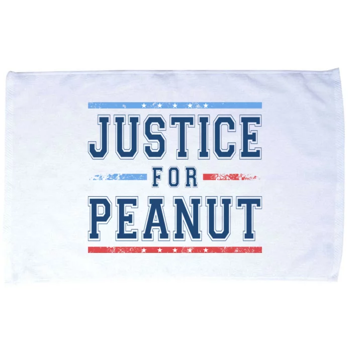 Justice For Peanut The Squirrel Usa Flag Microfiber Hand Towel