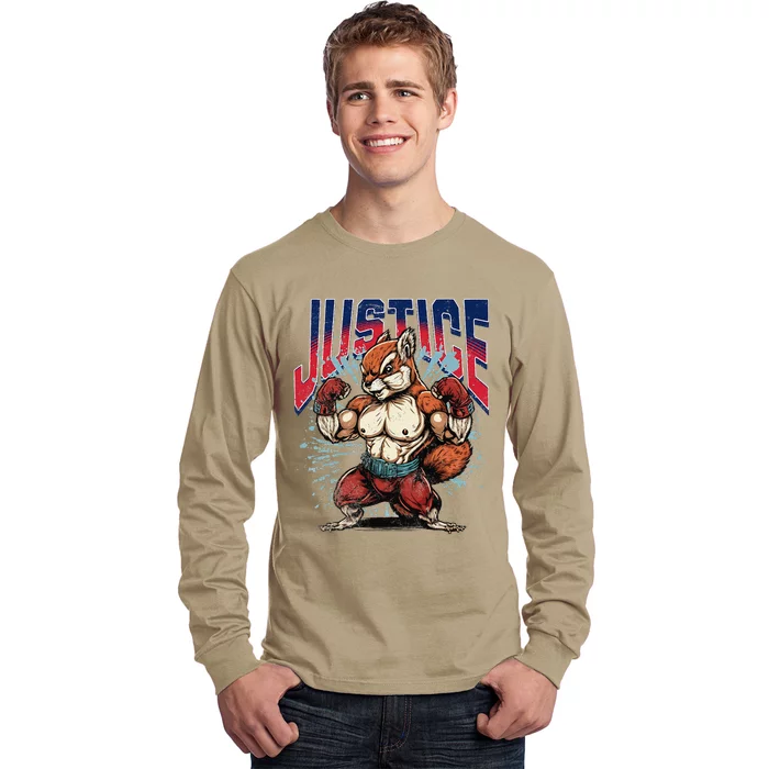 Justice For Peanut The Squirrel Pnut Long Sleeve Shirt