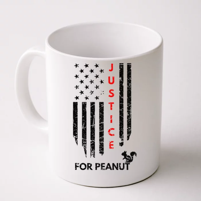 Justice For Peanut The Squirrel Peanut Squirrel Front & Back Coffee Mug