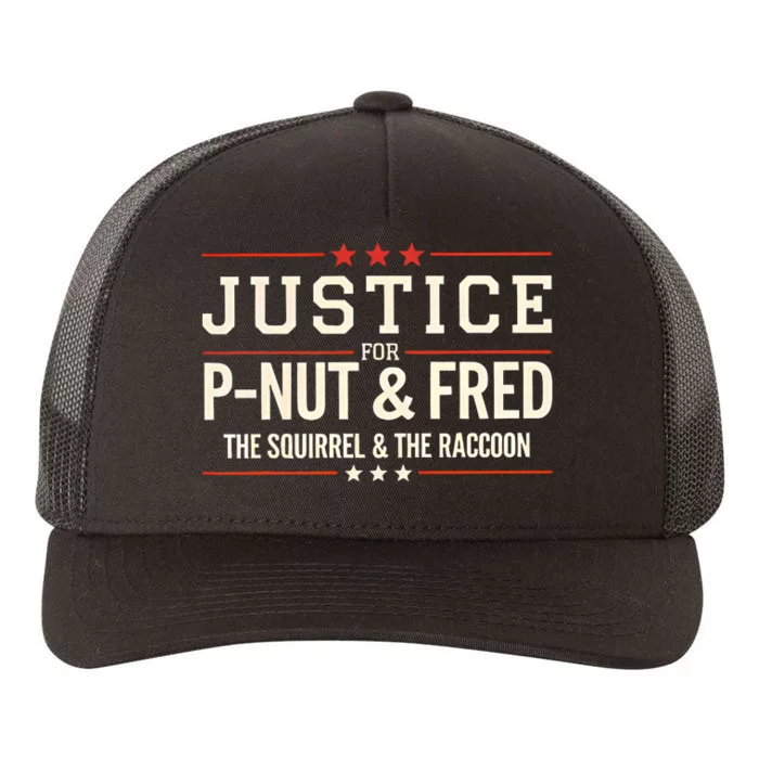 Justice For Pnut And Fred The Squirrel Peanut Justice Yupoong Adult 5-Panel Trucker Hat