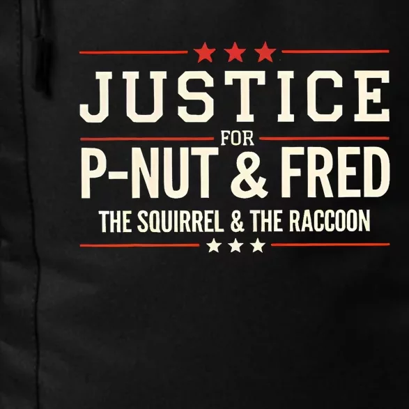 Justice For Pnut And Fred The Squirrel Peanut Justice Daily Commute Backpack