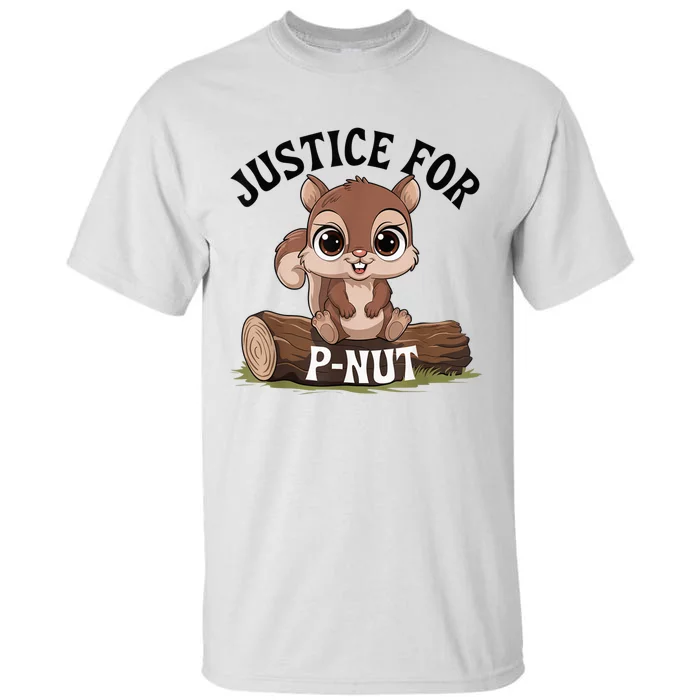 Justice For Pnut Special Squirrel. Pnut Justice Tall T-Shirt