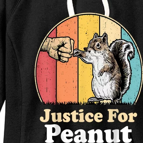 Justice For Peanut The Squirrel America Is The Land Of Cut Women's Fleece Hoodie