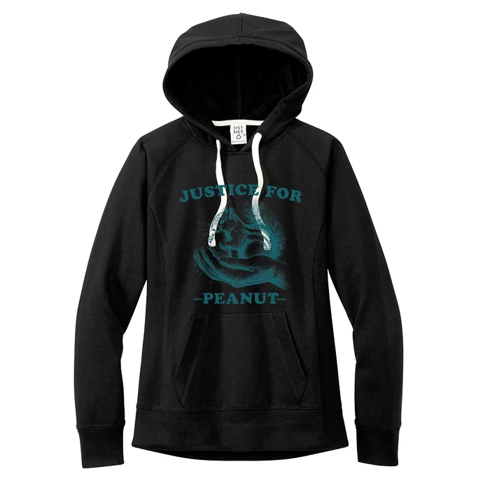 Justice For Peanut The Squirrel Peanut Squirrel Women's Fleece Hoodie